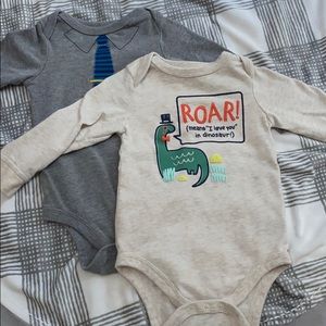 12 month long sleeve onesies